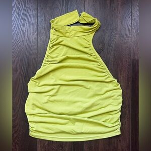 Bailey Rose Green Backless Halter Top